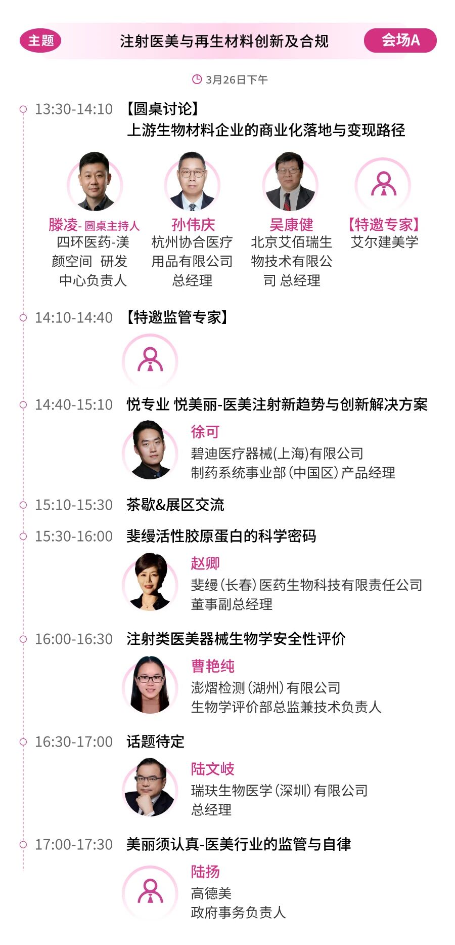 议程首曝！华熙/协合/四环/斐缦等60+巨头首度同框，共探医美新征程！(图5)